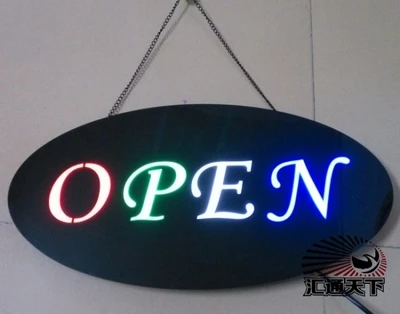 OPEN WELCOME Business LED Advertising Lights Luminous Characters Billboard Sign Business Listing Creative 45*23*4CM 110V-240V