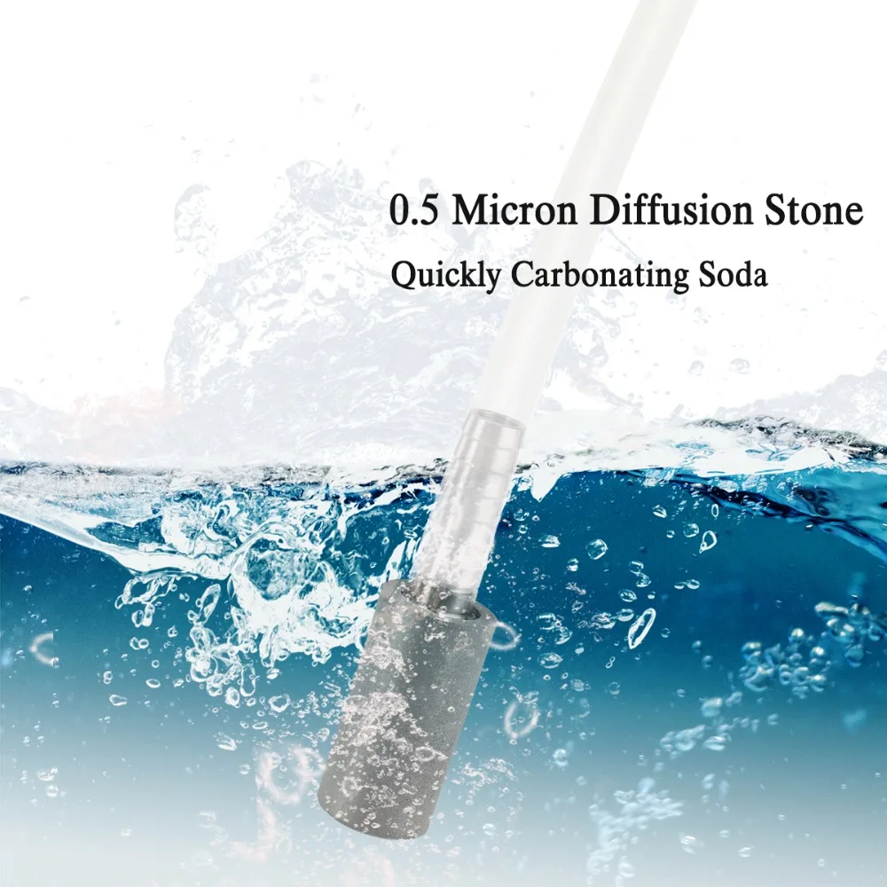 0.5/2 Micron Diffusion Stone Stainless Steel Beer Cabonation Aeration Stone With 1/4\