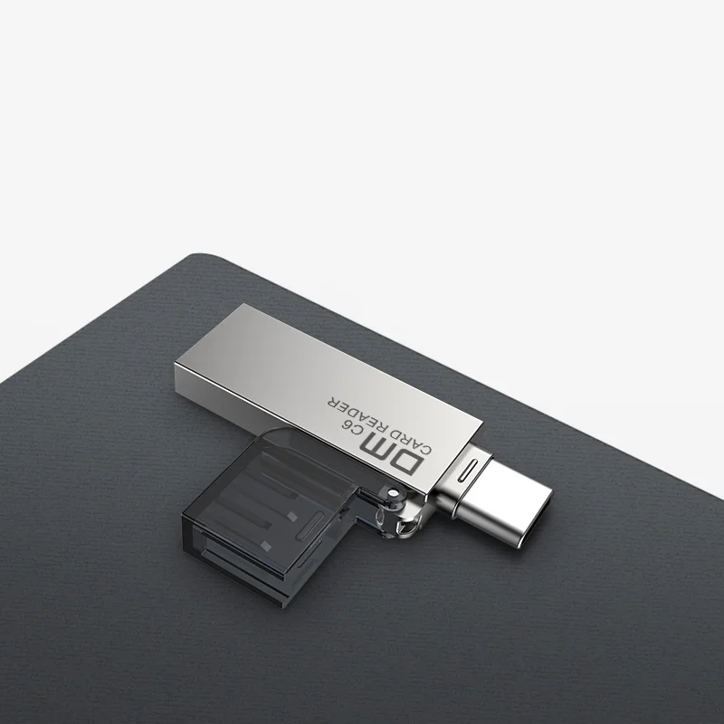 DM USB C Card Reader CR006 Micro SD/TF Type C Multi Memory Card Reader  for MacBook or smartphone with USB-C interface