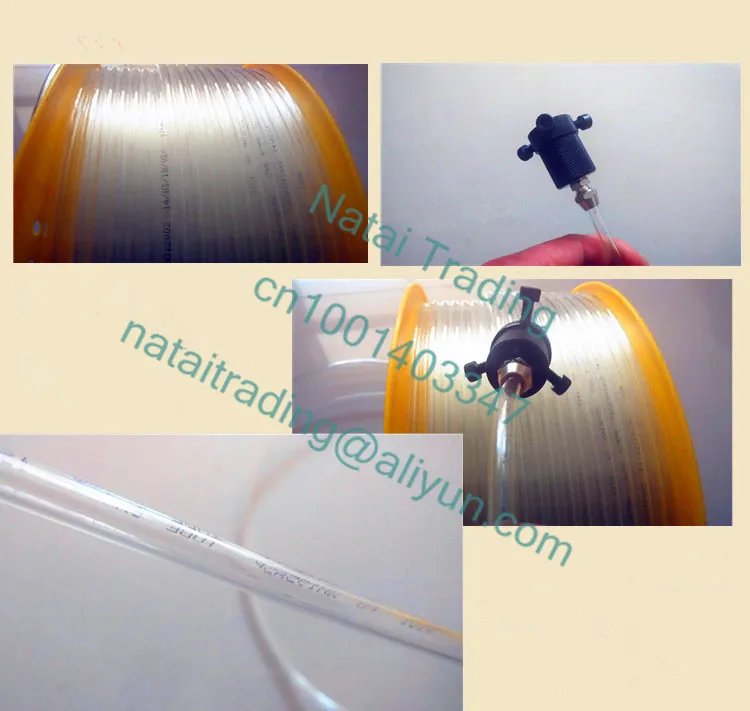 5M Transparent Diesel Pipe Soft Tube 4*6 5*8 for Oil Collector Common Rail Test Bench Spare Part