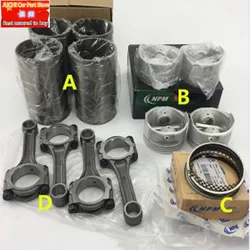 Car Engine Piston Ring Cylinder Liner Connecting Rod For Geely MK CK