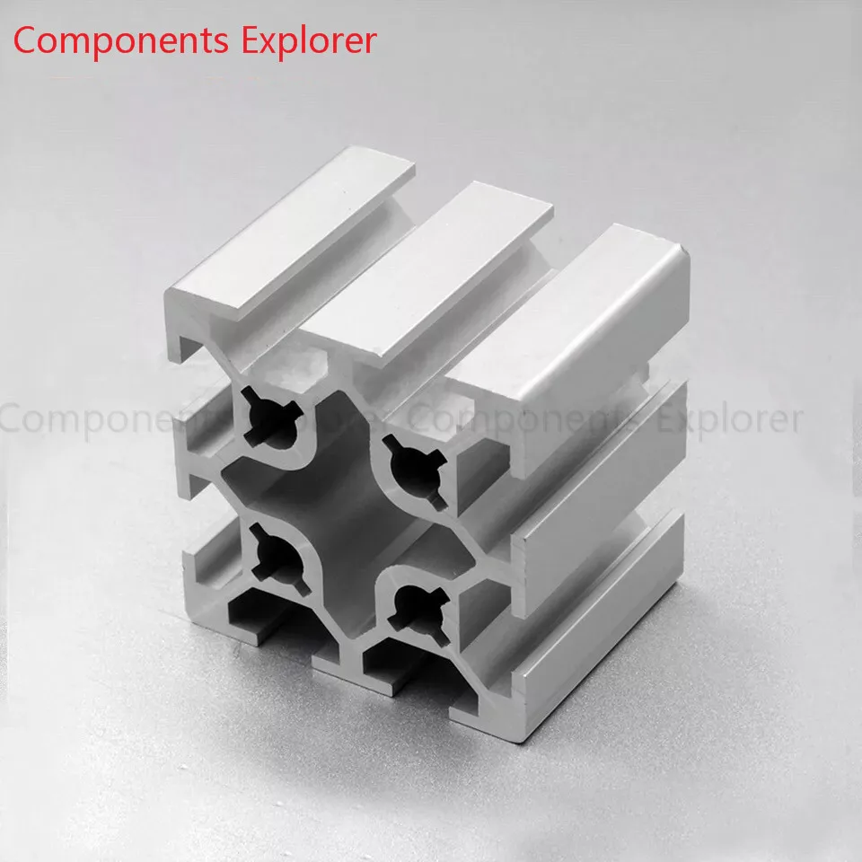

Arbitrary Cutting 1000mm 5050H Aluminum Extrusion Profile,Silvery Color.