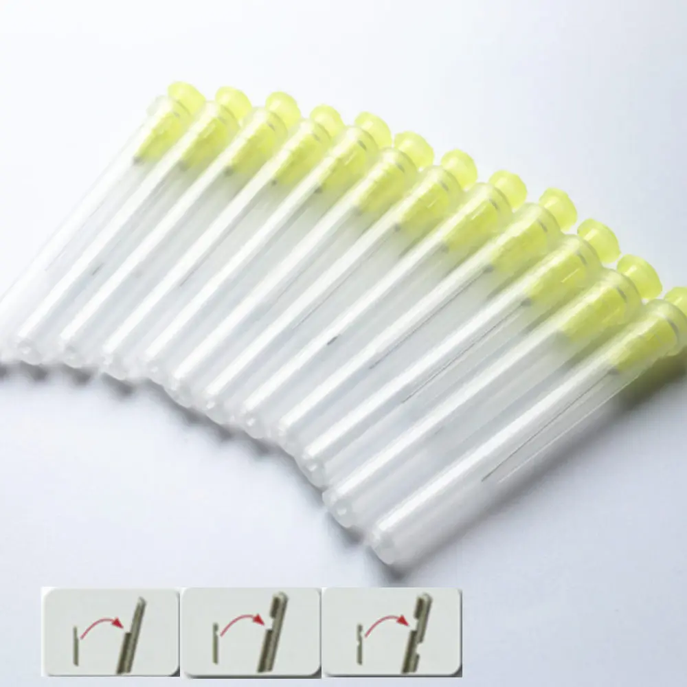 

100pcs/bag Dental Endo Irrigation needle tip 30GA End-Closed & half cut Endo Syringe 3 optional