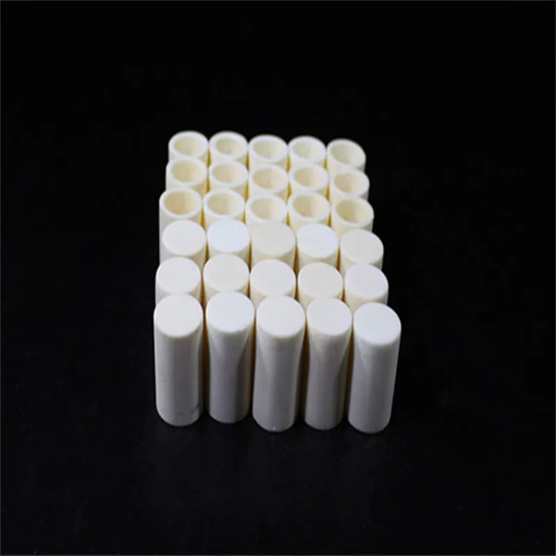 99.3% di allumina crogiolo con coperchio/8 ml/cilindrica corindone crogiolo/crogiolo in ceramica