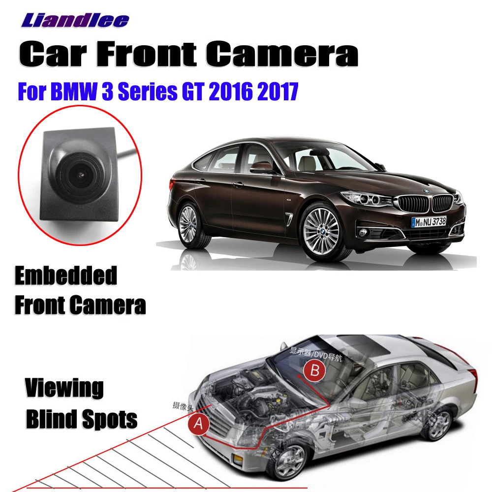 

Car Front LOGO Grill Camera For BMW 3 F30/F31/F34 GT 2016-2017 Not Reverse Rearview Parking CAM Wide Angle