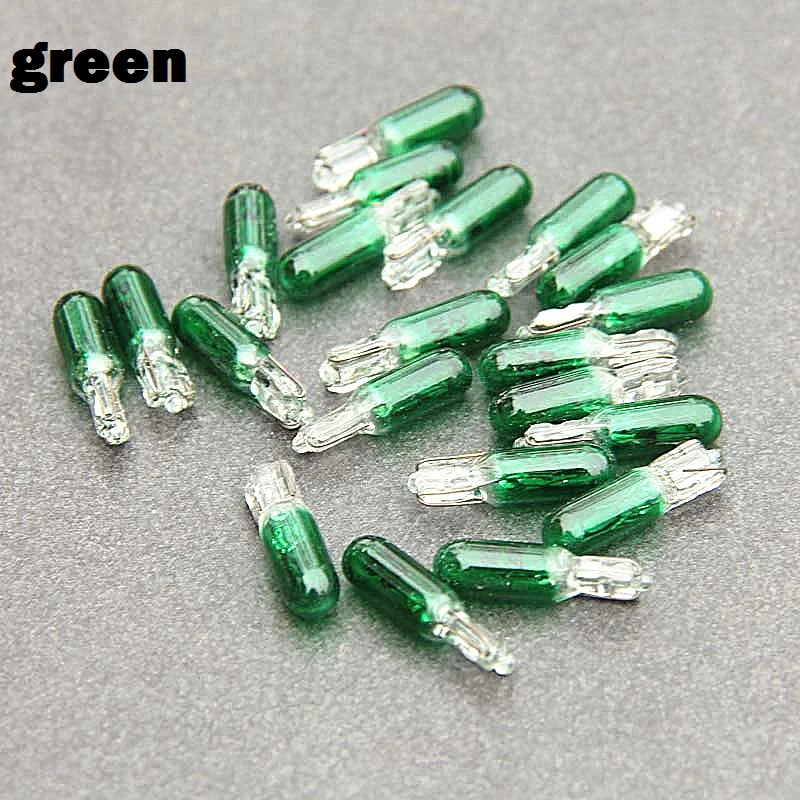 12V 1.2W 286 T5 Car white green purple amber yellow Bulb Car Wedge Dashboard light dashboard warning lights halogen lamp