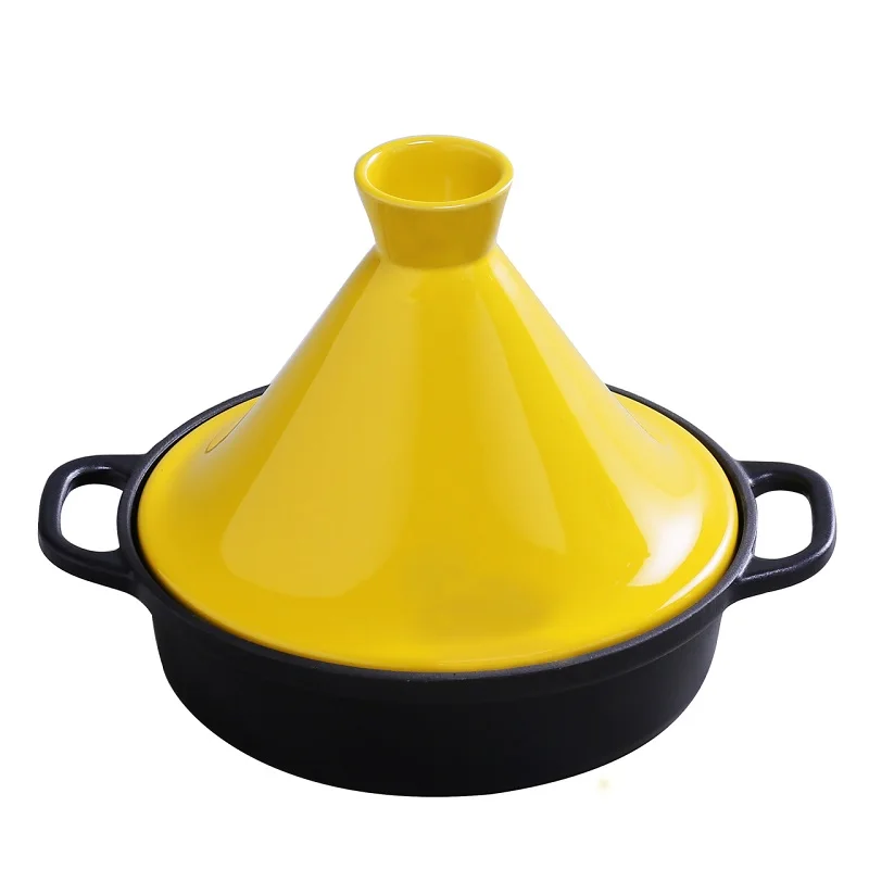 26cm Tagine pot cast iron enamel Pan Gas and induction cooker