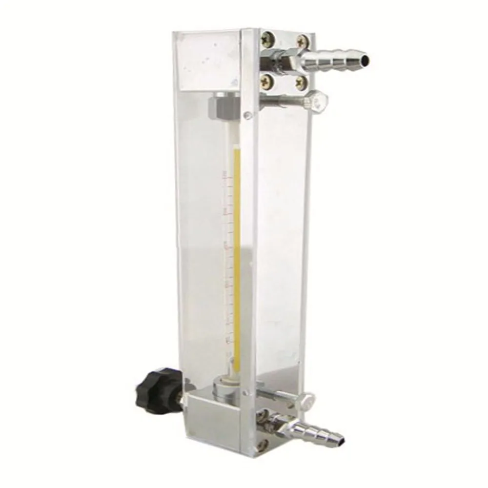 

Gas flow meter LZB-4 16-160LPH glass rotameter flowmeter with control valve for air,it can adjust flow Tools Measurement