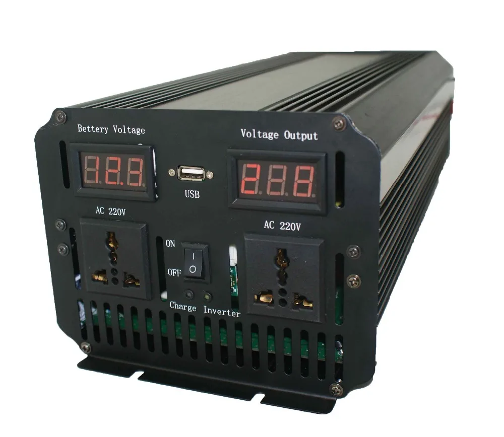 1 Year warranty DC12V to AC220V 3000W power inverter solar  Inverter with battery charger UPS China factory