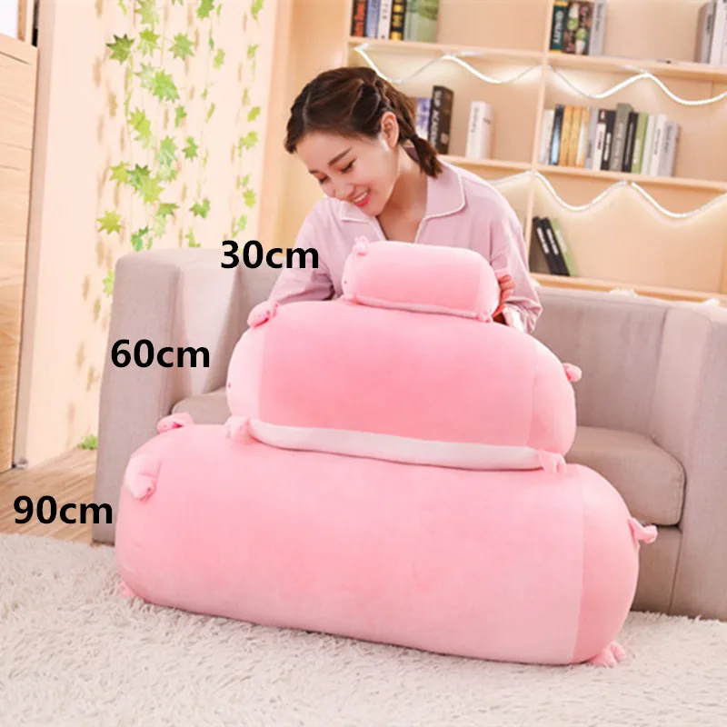 Soft Animal Cartoon Pillow Cushion Cute Fat Dog Cat Totoro Penguin Pig Plush Toy Stuffed Lovely kids Birthday Gift