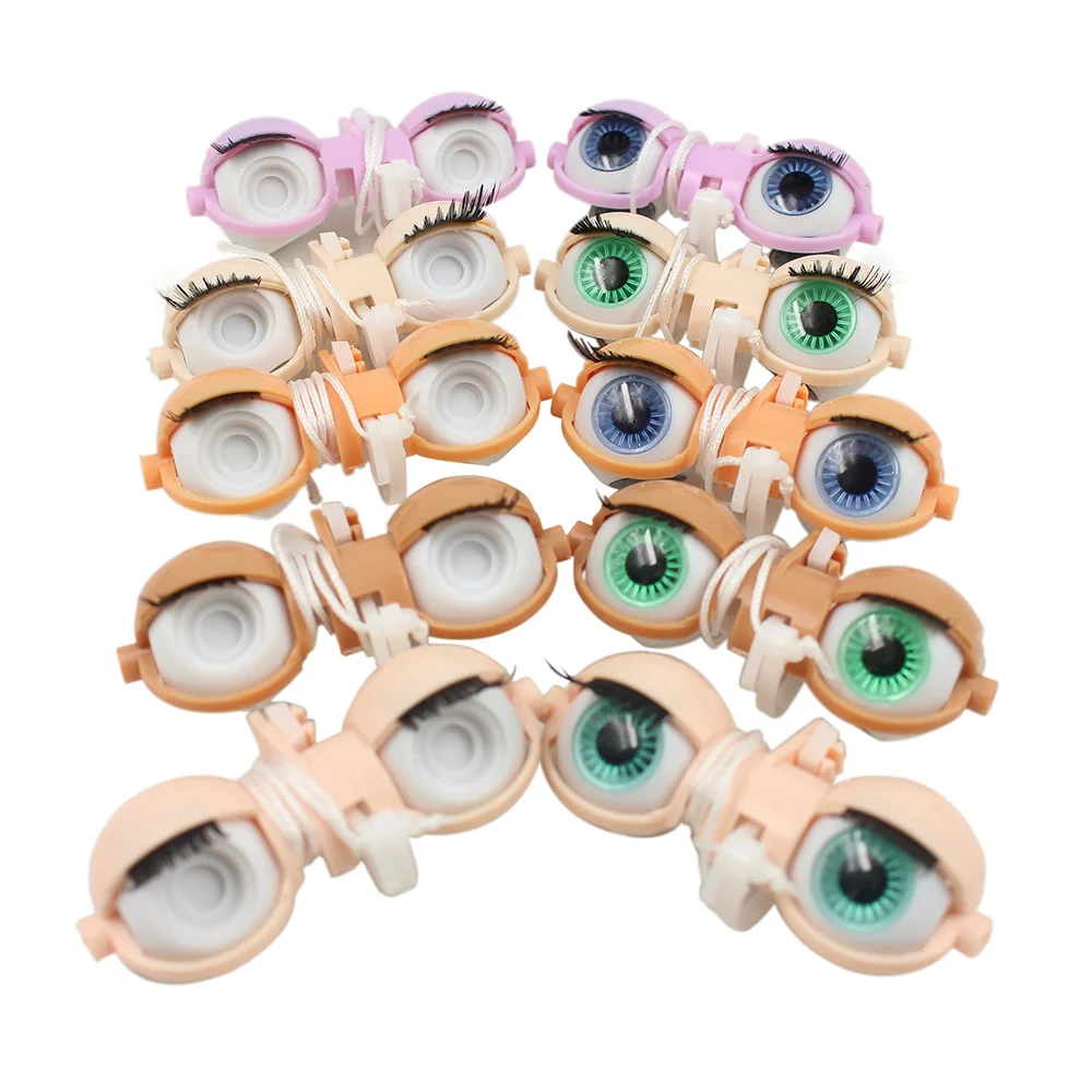 Blyth-Ojos de muñeca, accesorios para muñecas, fábrica de chips de ojos, muñeca blyth desnuda, blanco, Piel púrpura oscura normal, muñeca DIY