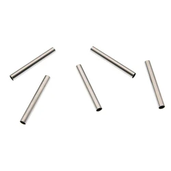 30pcs/lot Stainless Steel Jewelry Findings Tube Loose Spacer Beads for Jewelry Making DIY Bracelet Craft Material Handcrafted