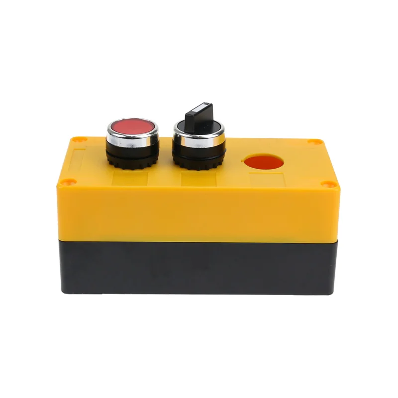 BX3-22 a tre fori box pulsante 3 fori pulsante switch box scatola di controllo 3 buco aperto 22mm.