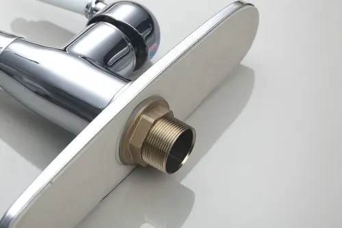 Monite Brass Kitchen Swivel Chrome Spout Ceramic Handle Cover Plate Hose 84855724 Sink Water Tap Vessel Faucet Mixer Tap