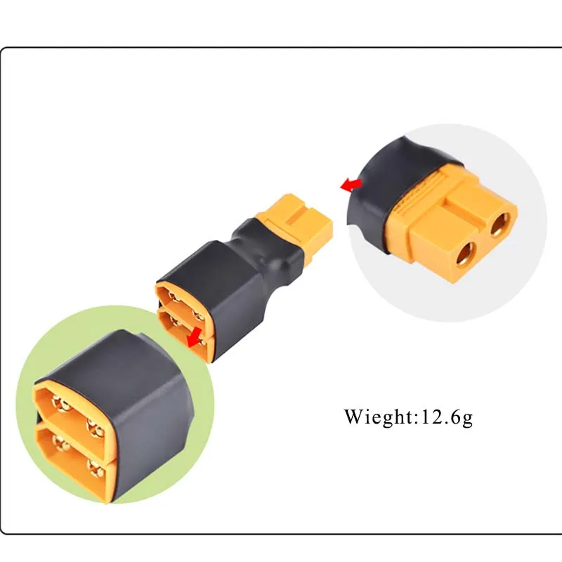 2 NEW XT60 Parallel Adapter Converter Connector Cable Lipo Battery Harness Plug Wiring