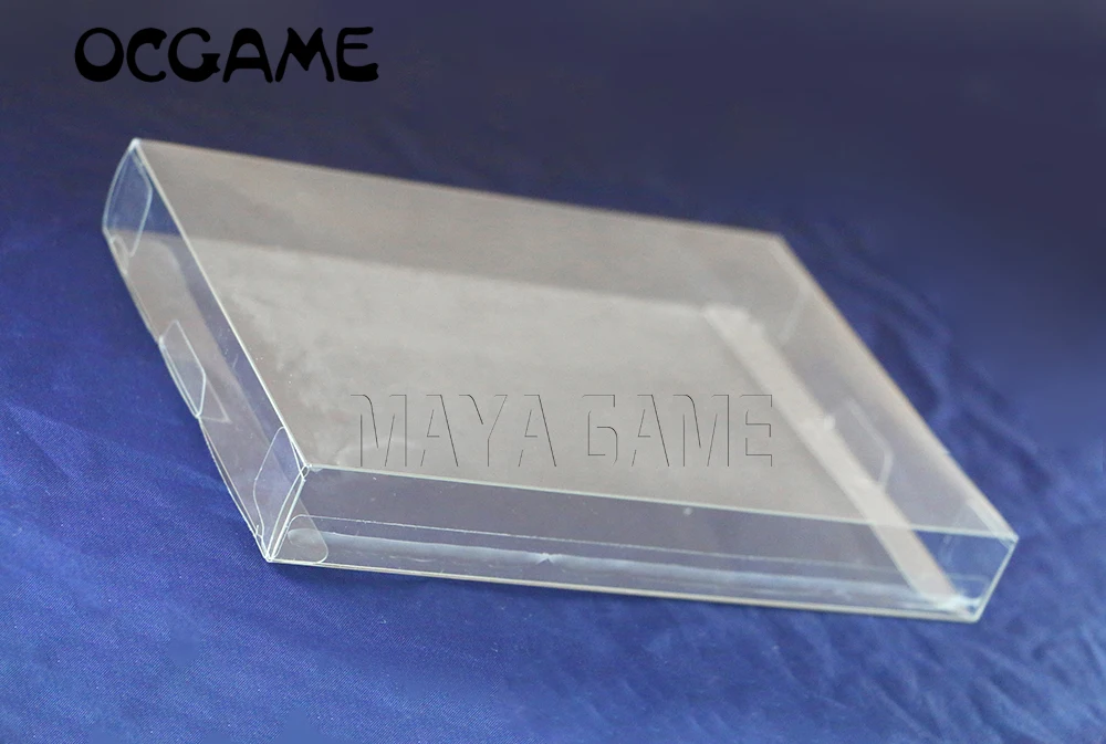 1 قطعة لصناديق ألعاب نينتندو شفافة 8 بت لصندوق ألعاب NES ألعاب CIB حافظة حماية بلاستيكية للحيوانات الأليفة لـ NES