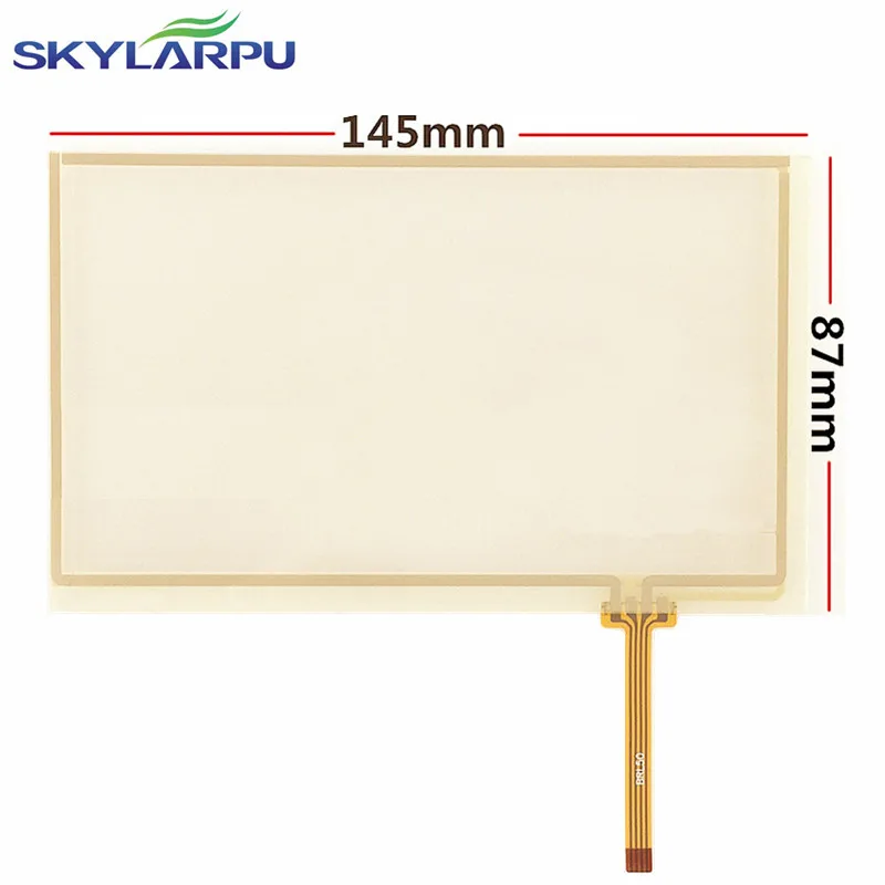 

Skylarpu New 6.0" Inch 145*87mm 4 Wire Resistive Touch Screen For 145mm*87mm GPS Touch Screen Digitizer Panel Repair Replacement