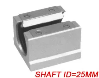 Free Shipping 10PCS/Lot SBR25UU CNC Linear Ball Bearing Support Unit Pillow Blocks  With Platen 25mm SBR Series