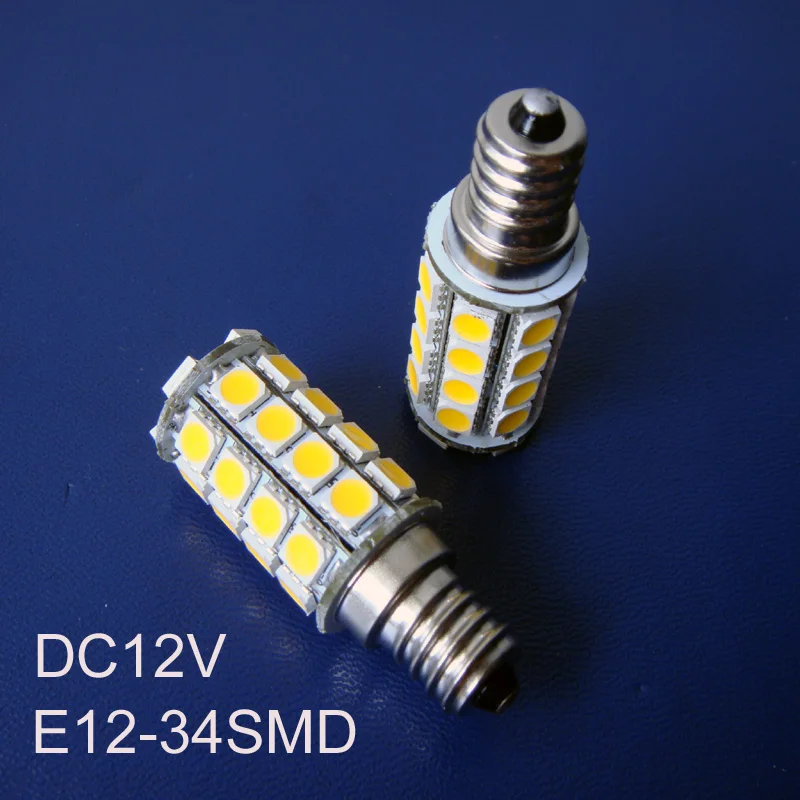 High quality DC12V 6.2W E12 led light,led e12 bulbs 12V E12 led lamps free shipping 100pcs/lot