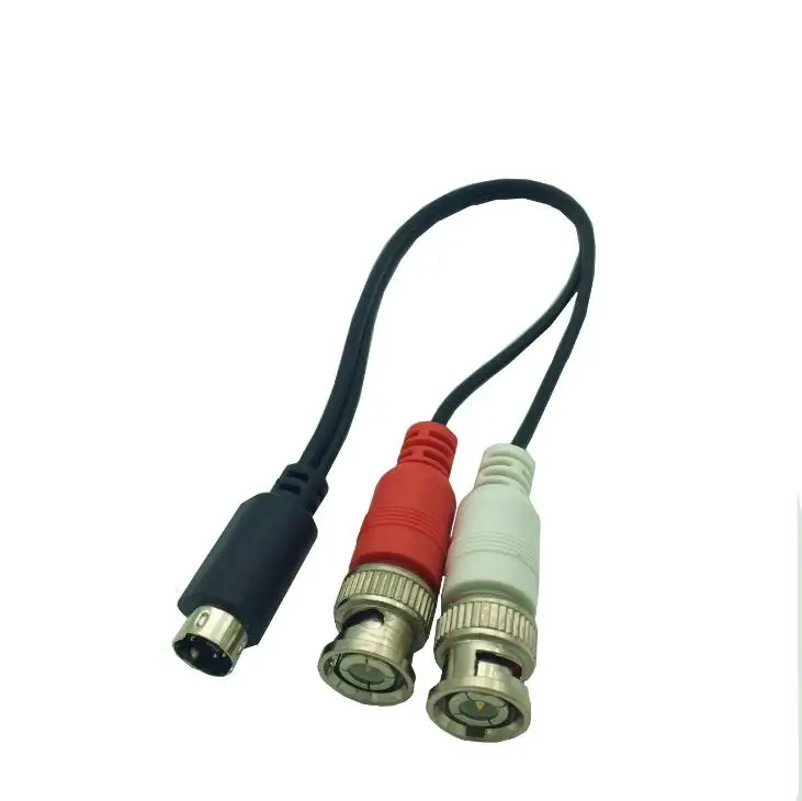 S-Video 4Pin Nam 'Y' cáp (4-Pin S-VHS Nam để Hai BNC Nam Kết Nối) 0.25 m