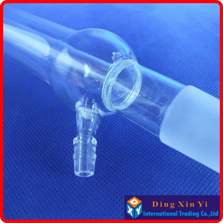 DXY 300mm 24/29 Condenser Pipe with Straight Shape Inner Tube Standard Ground Mouth Borosilicate Glass Laboratory Equipment