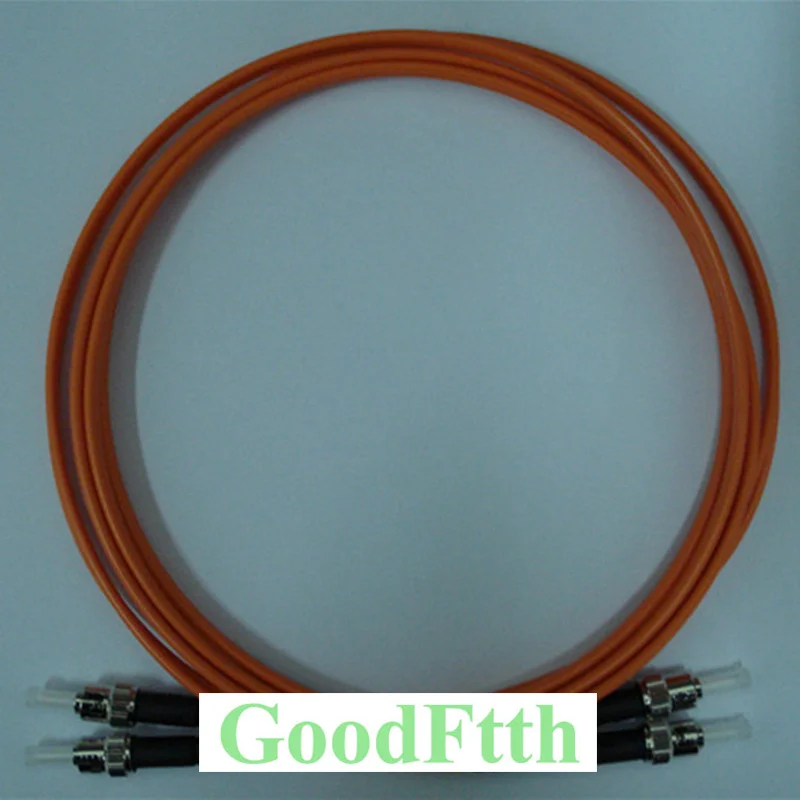 Multimode 62.5/125 OM1 Fiber Patch Cords ST-ST Duplex GoodFtth 1m 2m 3m 4m 5m 6m 7m 8m 10m 15m