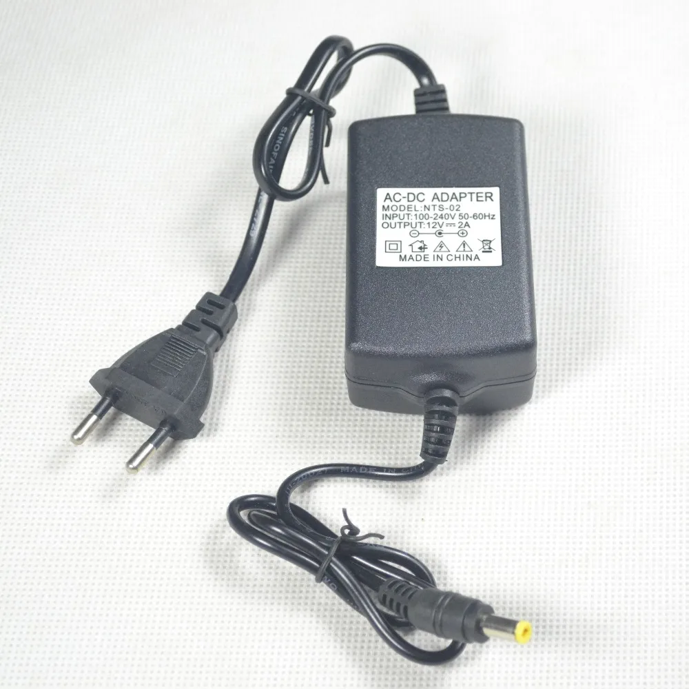 

12V 2A 100-240V AC/DC Power Supply EU/US Plug Power Adapter Charger for CCTV Camera LED strip light