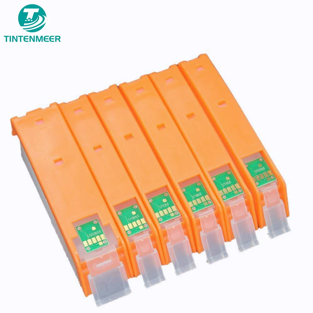 TINTENMEER refillable cartridge pgi-470 cli-471 with auto reset chip for canon MG5740 MG6840 MG7740 TS5040 TS6040 TS8040 TS9040