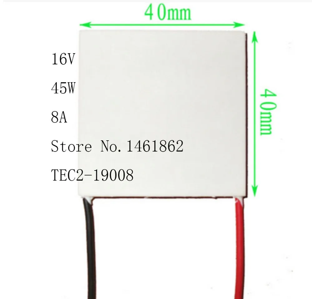 TEC2-19008 8A 16 V 45 W 40*40 MM duża różnica temperatur wielopoziomowe chłodnictwo kawałek elektronicznych