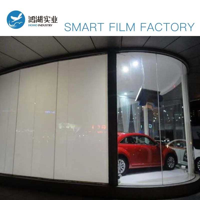 Sunice 12cm x 52cm WHITE Smart Window Film Glass sticker PDLC Smart Tint Film con telecomando di alimentazione per auto