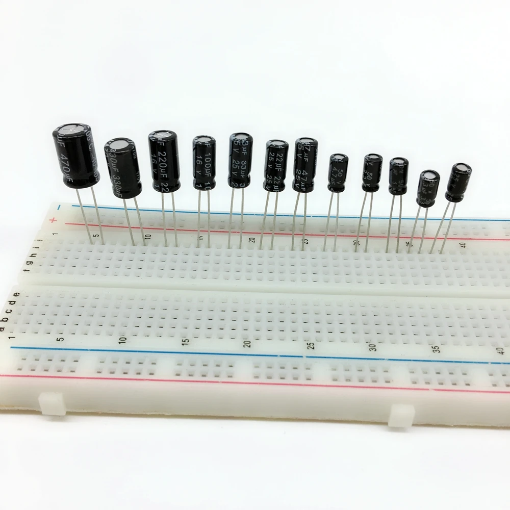 

120pcs 12 value kit Electrolytic Capacitor assortment set pack 50V 1UF 2.2UF 3.3UF 4.7UF 25V 10UF 22UF 33UF 47UF 16V 100UF 220UF