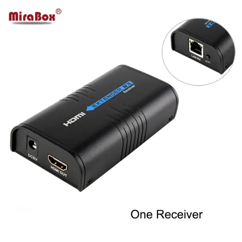 

HD Extender Sender Receiver HD-MI Extender Ethernet Network Over Cat5e/CAT6 RJ45 Factory Direct Sales