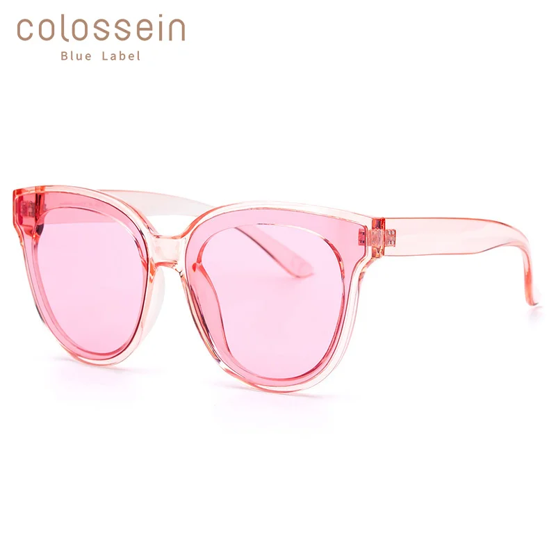 

COLOSSEIN Cat Eye Luxury Sunglasses Women Brand Designers Retro Female Sun Glasses For Men Oculos Gafas De Sol UV400