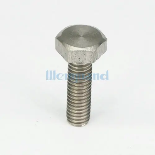 

LOT 10 3/8"-16 ANSI/ASME x35mm GR2 Ti Titanium Hex Head Screw Bolts Anti Acid Corrosion