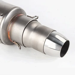 60mm to 51 mm to 36mm Motorcycle Exhaust Muffler Welding Head Mild Steel Converter Adapter Reducer Connector Pipe Tube