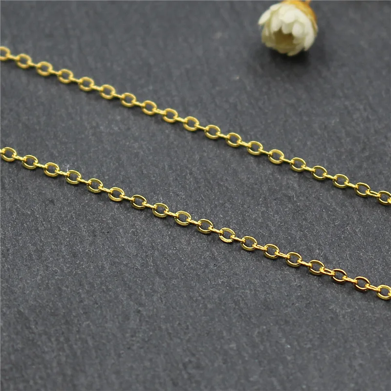 5pcs/lot 100% 925 Sterling Silver Link Extension Chains 5cm Length Necklace Bracelets Bulk Chains DIY Jewelry Making Materials