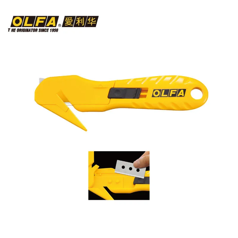 

OLFA Concealed Blade Safety Knife SK-10/ 4-point Adjust Cutting shrink-wraps most plastic SKB-10 Cutter