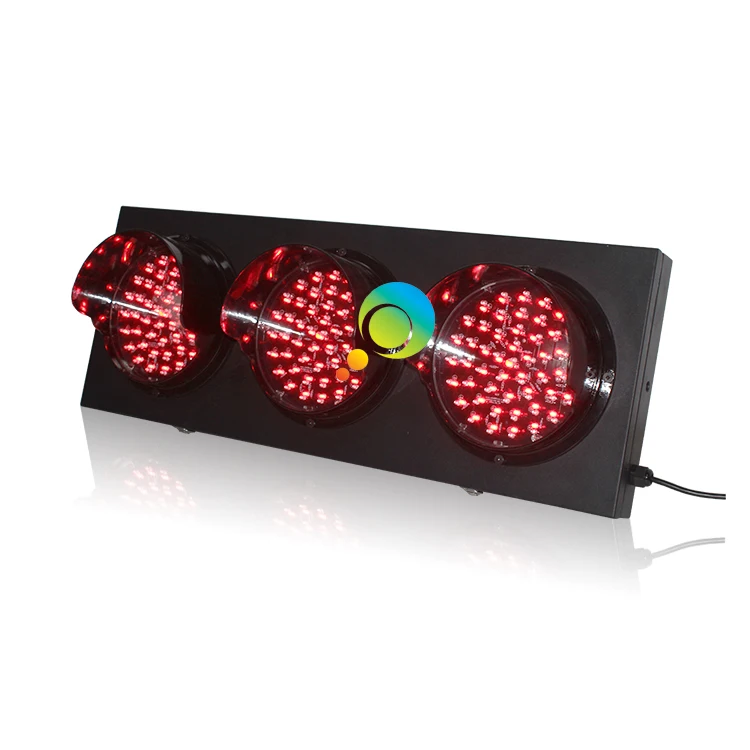 AC85-265V Nuovo design auto racing piastra laminata a freddo 200mm mix rosso verde semaforo LED