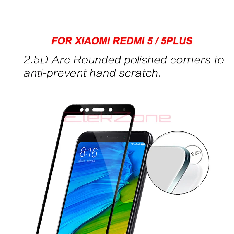 Screen Protective For Xiaomi Redmi Note 5 Pro 5A For Xiaomi Redmi 5 5A Note 5 5A Prime Full Cover Tempered Glass Protective Film