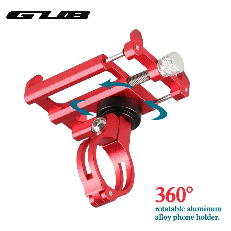 GUB  Plus 8 Aluminum 360 Rotating Bicycle Phone Stand For 3.5-6.2inch Smartphone 5 Colors Universal Bike Handlebar Mount Holder