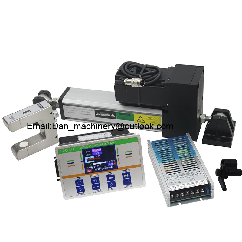 

Edge position control web guide system with ultrasonic sensor and Servo Web guide Controller/correction controller EPC-A12