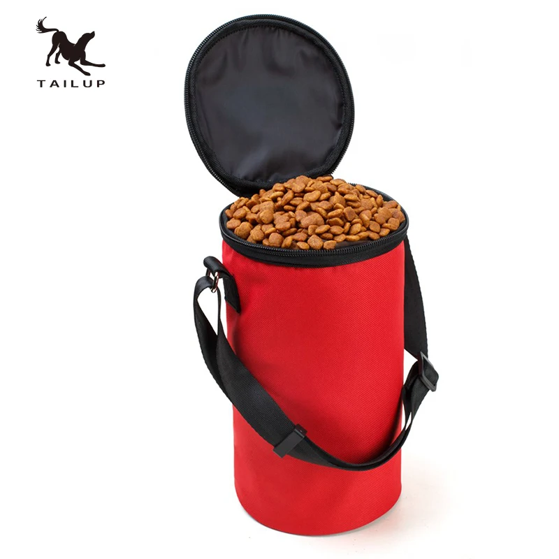 TAILUP High Ending Oxford Waterproof Food Bag Dog Feeders Travel Bowls Dry Food Container bag for dog food