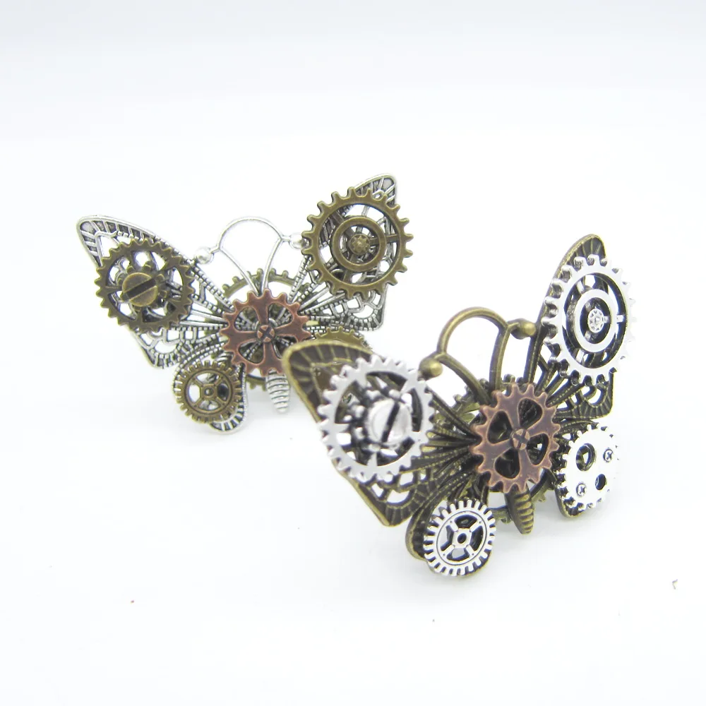 Popular Butterfly Steampunk Gears Vintage Ring