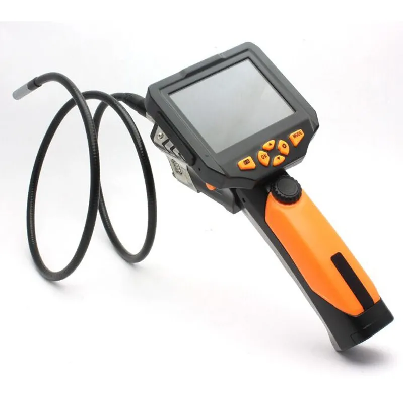 Portable Digital Video Recording Endoscope with 3.5 Inch Full Color LCD Screen 8.2mm Diameter Slim Probe with 6 Adjustable LED