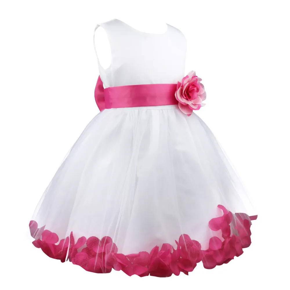 2-14 Years Flower Girls Dress Formal Party First Communion Ball Gown Prom Bridesmaid Wedding Clothes for Teen Children\'s Dresses