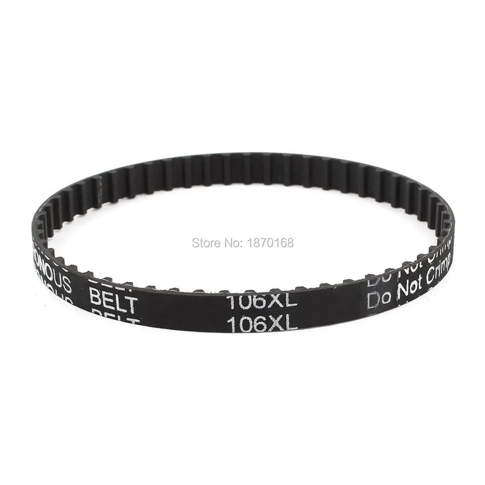 10 Pcs 106XL 031 53 teeth 7.9 mm wide rubber drying machine, black Timing Belt