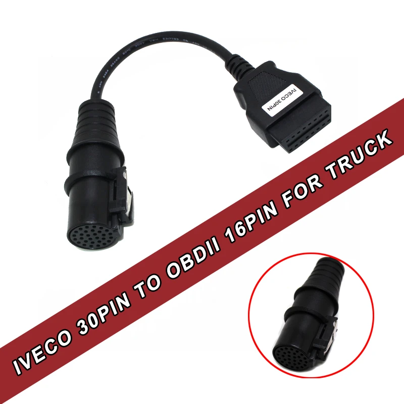 

Truck Cables For 30pin IVECO For Multidiag Pro+30 pin Cable For TCSCDP TCS CDP Pro Free Shipping