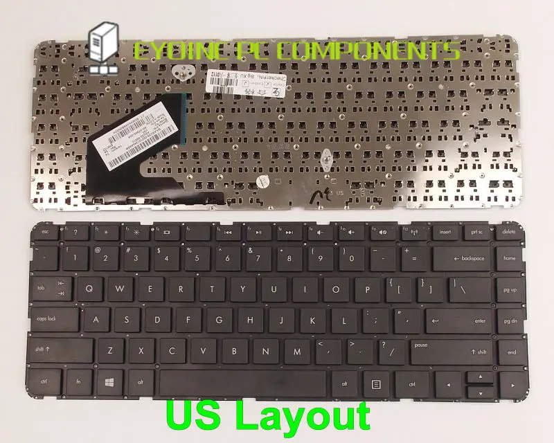 

Клавиатура для ноутбука HP Pavilion TouchSmart Sleekbook 14-b000 14-b005au 14-B017NR 14-b020es 14-b005ed без рамки, версия для США