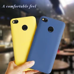 Case For Xiaomi Redmi 4X Funda Silicone Bumper For Redmi 4X Redmi4X Matte Soft TPU Back Cover Phone Bag For Xiaomi Redmi 4X Case