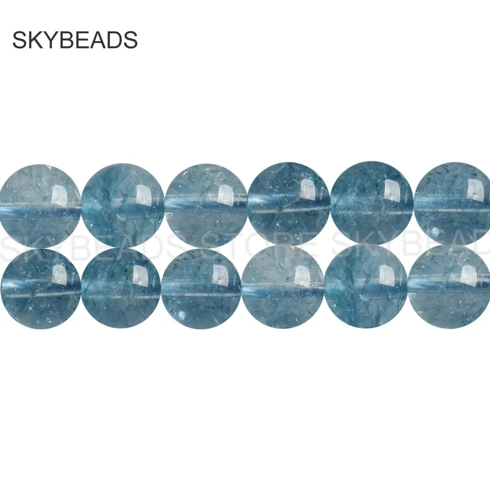 

Crystal Necklace Bracelet Earrings Jewelry Making Beads Materials Cracked Blue Crystal Popcorn Round 6 8 10 12mm Beads in Bulk